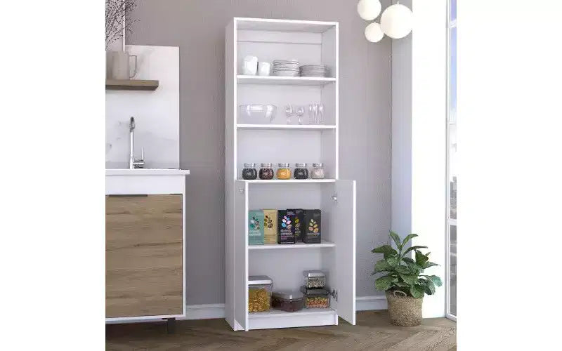 TUYOHW Librerie moderne a 3 ripiani con 2 ante, libreria con contenitori aperti e chiusi combinati, libreria verticale per soggiorno, ufficio domestico