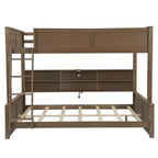 GDFStudio Letto a Castello Davis con Armadietti e Porte USB