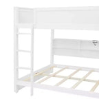 GDFStudio Letto a Castello Davis con Armadietti e Porte USB