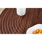 TUYOHW 23.6 Squisito Tavolino da Caffè con Piano a Motivo Ondulato, Elegante Tavolino da Cocktail d'Accento per Soggiorno, Capacità 350 libbre, Decorazione per la Casa
