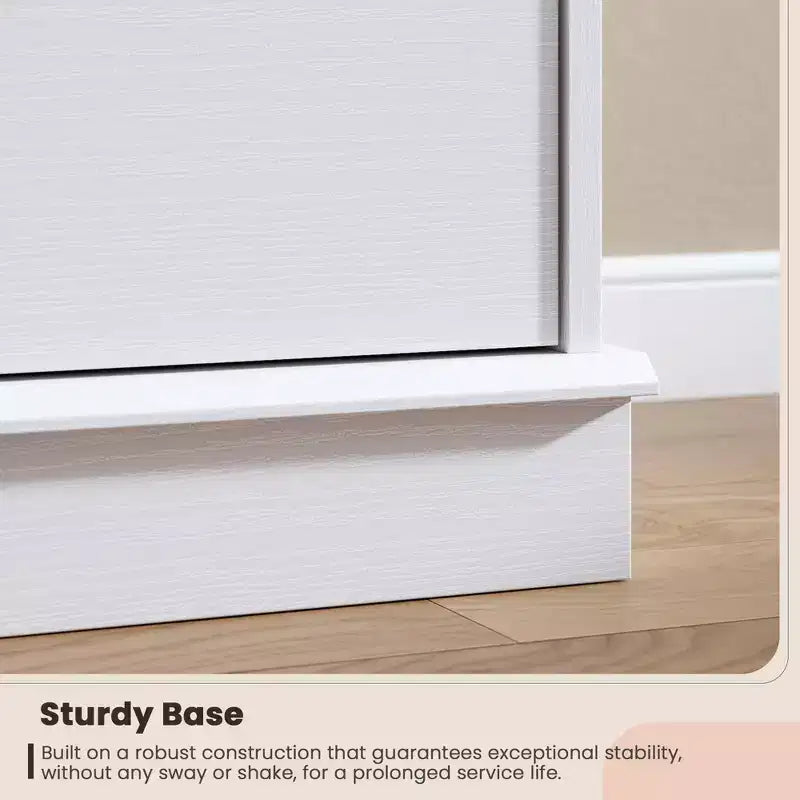 Cassettiera per Camera da Letto, Comodino con Cassetti in Legno, Mobile TV con Due Cassetti, Organizzatore per Vestiti per Armadio, Corridoio, Camera da Letto,