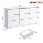 Cassettiera per Camera da Letto, Comodino con Cassetti in Legno, Mobile TV con Due Cassetti, Organizzatore per Vestiti per Armadio, Corridoio, Camera da Letto,