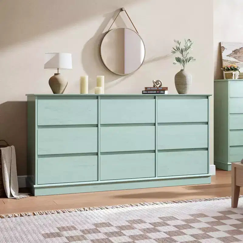 Cassettiera per Camera da Letto, Comodino con Cassetti in Legno, Mobile TV con Due Cassetti, Organizzatore per Vestiti per Armadio, Corridoio, Camera da Letto,