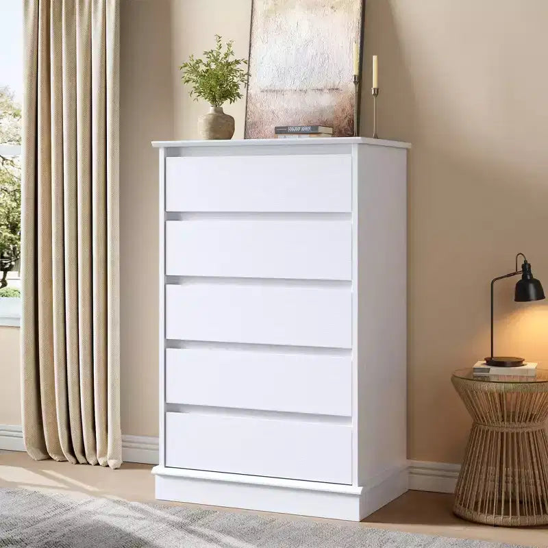 Cassettiera per Camera da Letto, Comodino con Cassetti in Legno, Mobile TV con Due Cassetti, Organizzatore per Vestiti per Armadio, Corridoio, Camera da Letto,