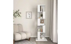 TUYOHW Librerie ad Angolo Girevoli in Legno, Libreria Verticale con Piatto Acrilico, Scaffali Verticali Multifunzione per Piccoli Spazi, Ufficio