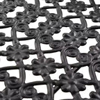 vidaXL Tavolo Nero Metallo 58x35x72 cm Tavolino da Tè Pieghevole