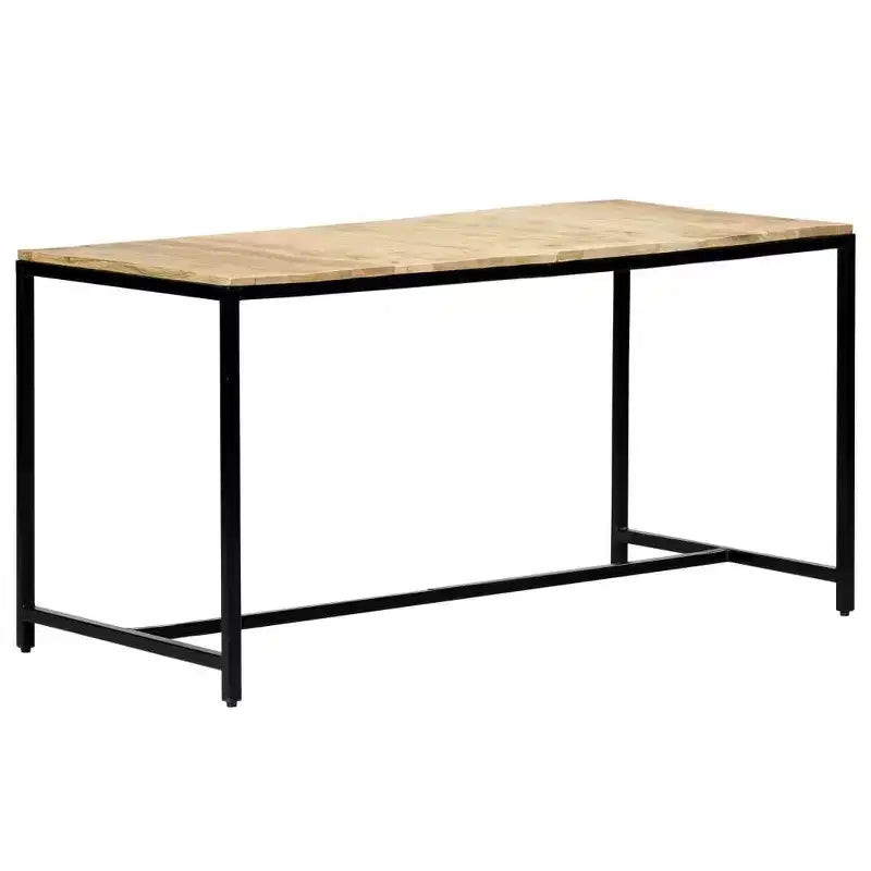 vidaXL Tavolo da pranzo marrone e nero