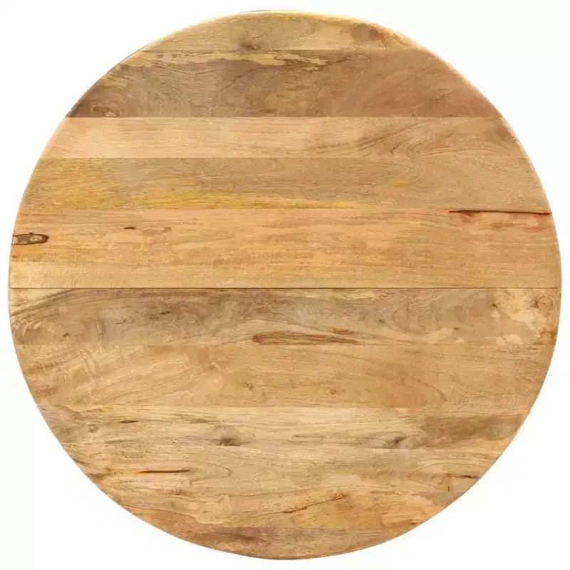 vidaXL Tavolo da pranzo Legno naturale, nero - 110x78 cm Legno massello di mango