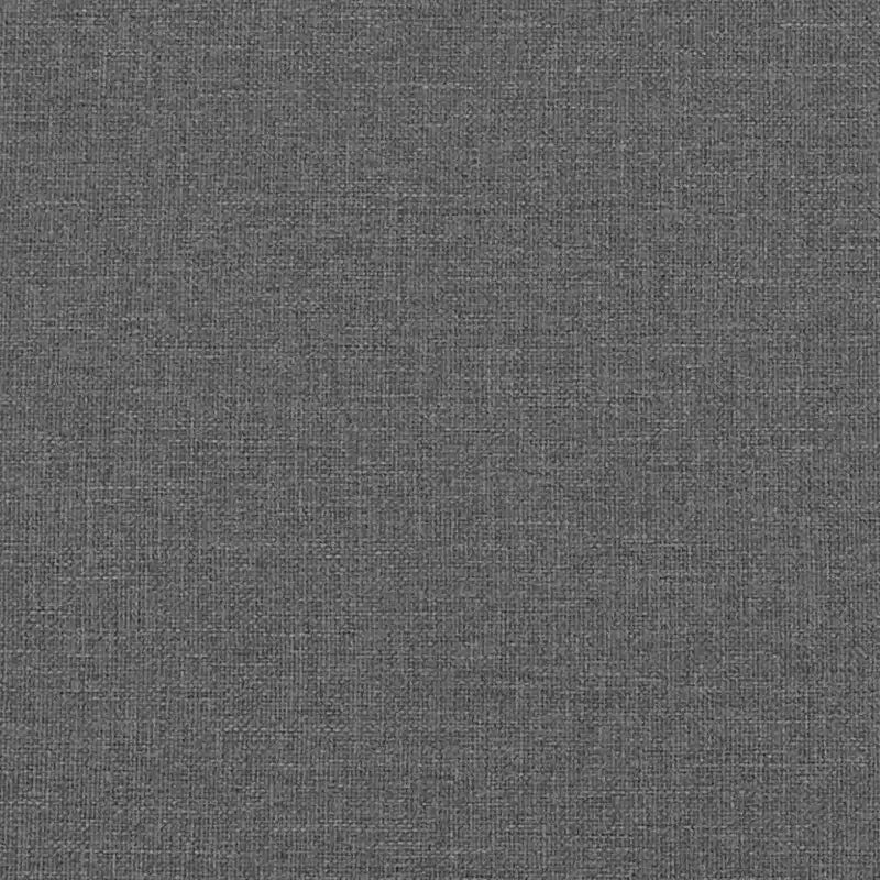 Divano in tessuto con cuscino - Grigio scuro senza pouf