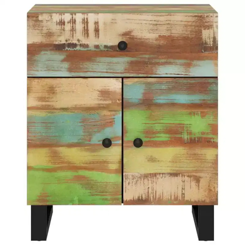 vidaXL Comodino Colori Misti