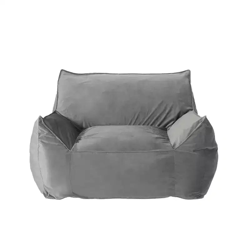 Poltrona a sacco in velluto TUYOHW, sedia da pavimento in memory foam felpata per un comfort lussuoso, poltrona pigra per soggiorno, camera da letto e ufficio