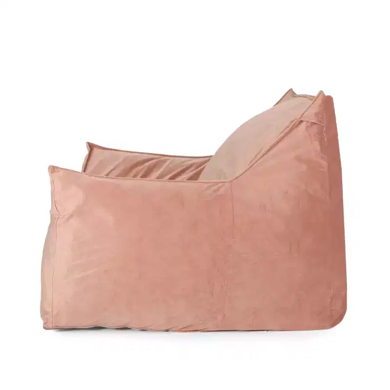 Poltrona a sacco in velluto TUYOHW, sedia da pavimento in memory foam felpata per un comfort lussuoso, poltrona pigra per soggiorno, camera da letto e ufficio
