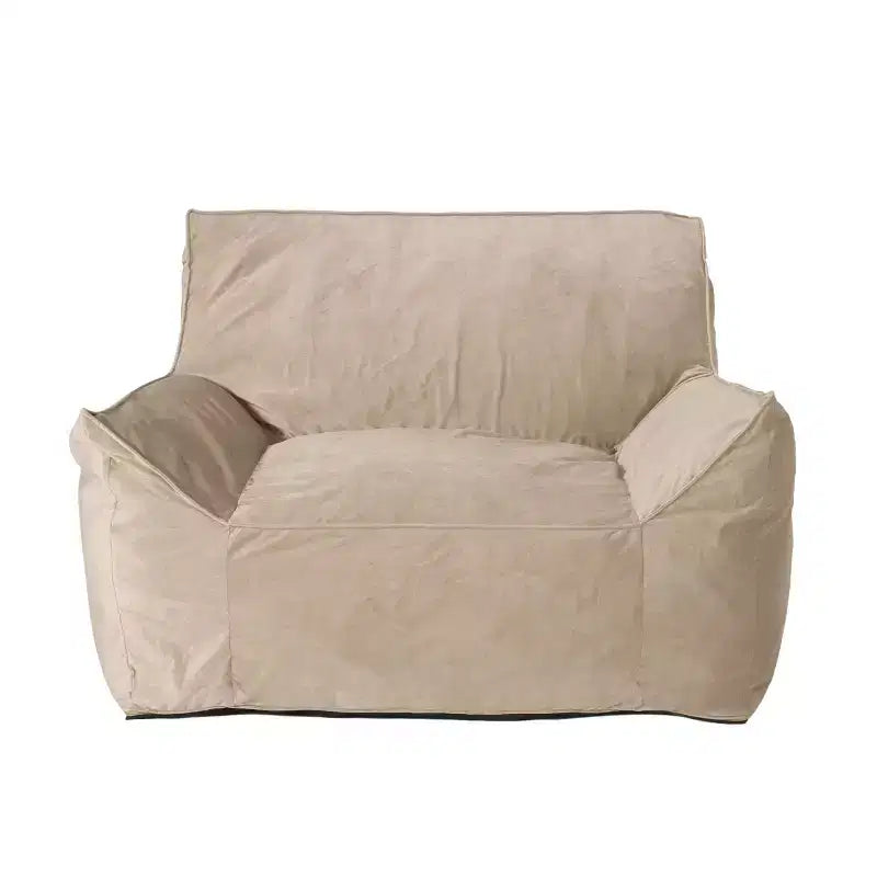 Poltrona a sacco in velluto TUYOHW, sedia da pavimento in memory foam felpata per un comfort lussuoso, poltrona pigra per soggiorno, camera da letto e ufficio