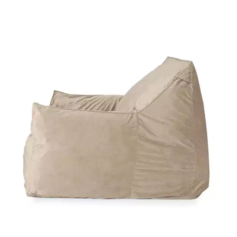 Poltrona a sacco in velluto TUYOHW, sedia da pavimento in memory foam felpata per un comfort lussuoso, poltrona pigra per soggiorno, camera da letto e ufficio