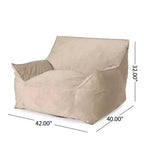Poltrona a sacco in velluto TUYOHW, sedia da pavimento in memory foam felpata per un comfort lussuoso, poltrona pigra per soggiorno, camera da letto e ufficio