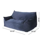 TUYOHW Poltrona Sacco in Ciniglia Oversize, Grande Sedia da Terra Divano con Braccioli per un Relax Totale, Comoda Poltrona Lounge per Soggiorno, Camera da Letto