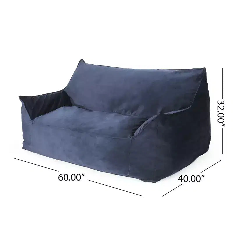 TUYOHW Poltrona Sacco in Ciniglia Oversize, Grande Sedia da Terra Divano con Braccioli per un Relax Totale, Comoda Poltrona Lounge per Soggiorno, Camera da Letto