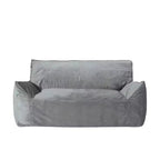 TUYOHW Poltrona Sacco in Ciniglia Oversize, Grande Sedia da Terra Divano con Braccioli per un Relax Totale, Comoda Poltrona Lounge per Soggiorno, Camera da Letto