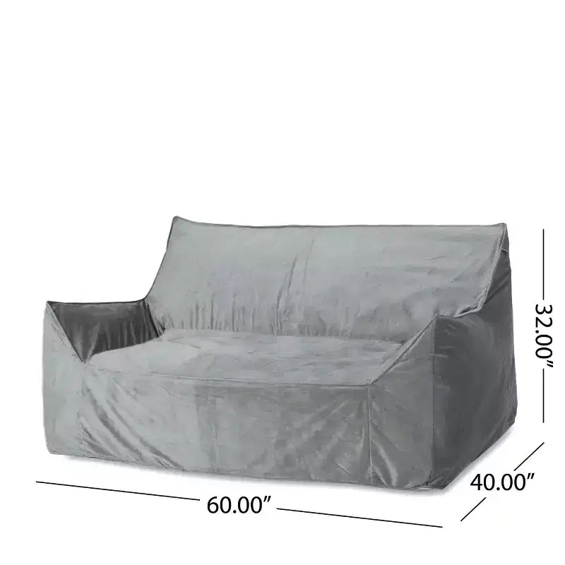 TUYOHW Poltrona Sacco in Ciniglia Oversize, Grande Sedia da Terra Divano con Braccioli per un Relax Totale, Comoda Poltrona Lounge per Soggiorno, Camera da Letto