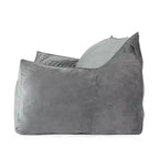 TUYOHW Poltrona Sacco in Ciniglia Oversize, Grande Sedia da Terra Divano con Braccioli per un Relax Totale, Comoda Poltrona Lounge per Soggiorno, Camera da Letto
