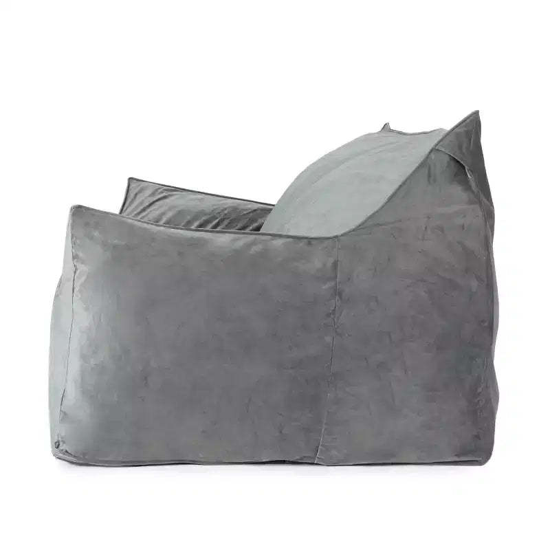 TUYOHW Poltrona Sacco in Ciniglia Oversize, Grande Sedia da Terra Divano con Braccioli per un Relax Totale, Comoda Poltrona Lounge per Soggiorno, Camera da Letto