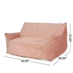 TUYOHW Poltrona Sacco in Ciniglia Oversize, Grande Sedia da Terra Divano con Braccioli per un Relax Totale, Comoda Poltrona Lounge per Soggiorno, Camera da Letto