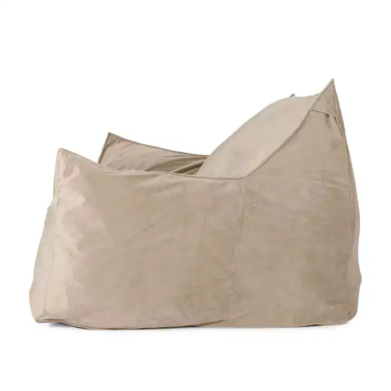 TUYOHW Poltrona Sacco in Ciniglia Oversize, Grande Sedia da Terra Divano con Braccioli per un Relax Totale, Comoda Poltrona Lounge per Soggiorno, Camera da Letto