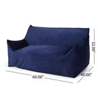 TUYOHW Poltrona Sacco in Ciniglia Oversize, Grande Sedia da Terra Divano con Braccioli per un Relax Totale, Comoda Poltrona Lounge per Soggiorno, Camera da Letto