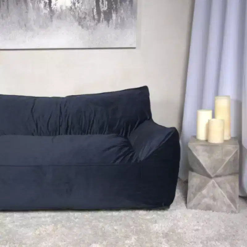 TUYOHW Poltrona Sacco in Ciniglia Oversize, Grande Sedia da Terra Divano con Braccioli per un Relax Totale, Comoda Poltrona Lounge per Soggiorno, Camera da Letto