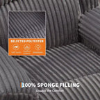 Poltrona Reclinabile Power Lift - Funzione Calore e Massaggio, Poltrona Reclinabile Elettrica con Funzione Alzapersona e Posizioni Regolabili, Rivestimento in Morbido Tessuto di Poliestere e Imbottitura in Spugna Integrale