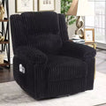 Power Lift Recliner Chair - Heat & Massage Function, Electric Stand-Up Recliner with Adjustable Positions, Soft Polyester Fabric & Full Sponge Padding