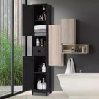 con ripiani regolabili, armadietto multifunzionale indipendente per bagno, cucina