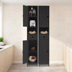 con ripiani regolabili, armadietto multifunzionale indipendente per bagno, cucina