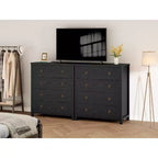 COZONY Comodino a 4 o 5 cassetti, altezza 37/45, per camera da letto, cassettiera con armadio per vestiti, per armadio, corridoio