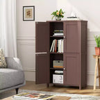 Celebalcony Bathroom Storage Cabinet with Doors and Shelves, Floor Cabinets for Washroom, Laundry Room, Organization with Adjustable Shelf
