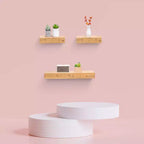 Mensola flottante in acero 23.6 C con staffe invisibili, da parete, perfetta per decorare bagno/camera da letto/cucina o come espositore per libri/piante, facile da installare.