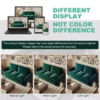MAYEERTY 70.9 Divano Letto Estraibile, 3 Posti Convertibile con Set Cuscino e Coperta 2-in-1 Verde