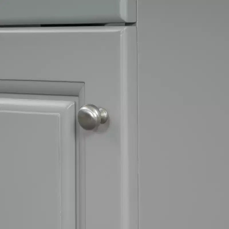 Mobile lavabo da bagno piccolo da 18 pollici, mobiletto da bagno con anta e ripiano regolabile, mobiletto lavabo singolo