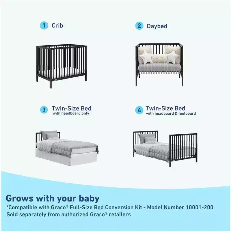 Culla convertibile Graco Teddi 4 in 1 con materasso