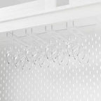 Bellemave Mobile Alto da Cucina 71" in Rovere Bianco - Porta Microonde, Anta Scorrevole, Presa di Corrente e Pannello Forato Fai-da-te, 3 Cassetti, Ripiani RegolabiliRovere Bianco