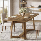 Tavolo da pranzo Lantine da 47 pollici per 4 persone, tavolo da cucina, tavolo da pranzo in legno rustico per casa, piccoli spazi, facile montaggio