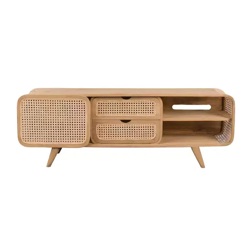 Teak Wood Storage Cabinet 59x15x20