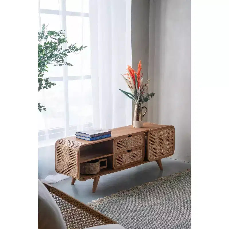 Mobile contenitore in legno di teak 59x15x20