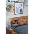 Mobile contenitore in legno di teak 59x15x20