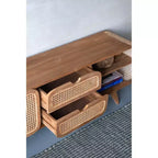 Mobile contenitore in legno di teak 59x15x20