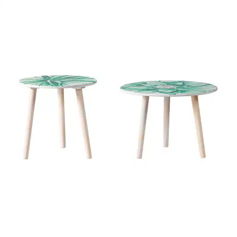 Set di 2 tavolini coordinati per salotto