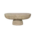 Cream Oval Coffee Table Living Room Center Table 36x24x15