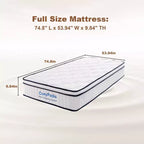 Materasso in memory foam rigido con molle insacchettate Subaru di GDFStudio