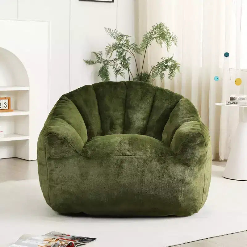 Poltrona Sacco Okak con Braccioli, Poltrona Sacco Lounger in Schiuma ad Alta Densità, Grande Divano Pigro per Adulti Soggiorno, Rivestimento Sfoderabile e Lavabile