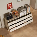 Cassettiera grande a 9 cassetti Hitow effetto legno chiaro Ampio spazio contenitivo + Stile moderno